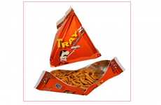 Tetrahedron Snack Packaging