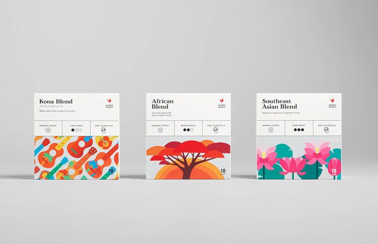 Art-Focused Coffee Branding