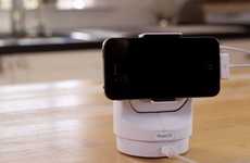 Swiveling Smartphone Security Cameras