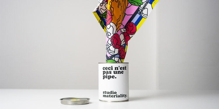 Graphic Canned Scarves