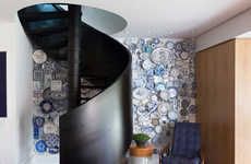 Vintage Plate-Covered Walls