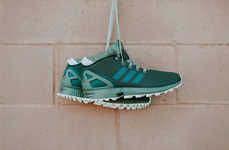Emerald Padded Sneakers