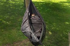 Suspended Cocoon Tents