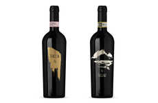 Metallic Wine Logos