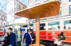 Phone-Charging Bus Stops
