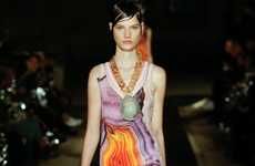 Vibrant Geode-Inspired Fashion
