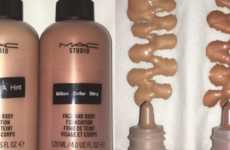 Metallic Foundation Makeup