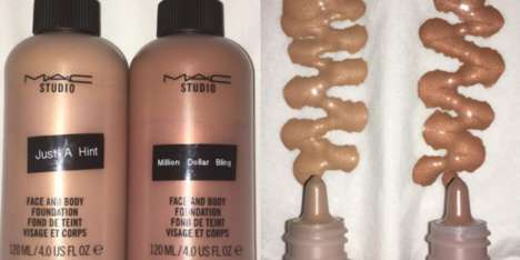 Metallic Foundation Makeup