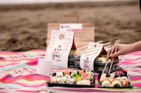 Chopstick-Holding Sushi Packaging Image 2