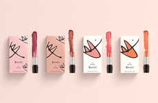 Hand-Drawn Makeup Packaging