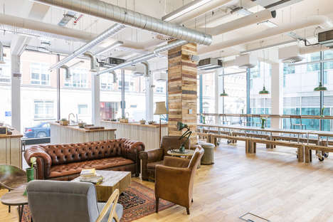 Homely Rustic Office Spaces