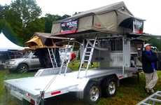 Car-Carrying Camping Trailers
