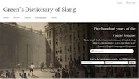 Scholarly Slang Dictionaries Image 2