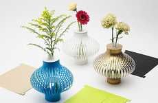 Bottle-Recycling Vase Sleeves