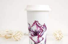 Elegant Floral Coffee Cups