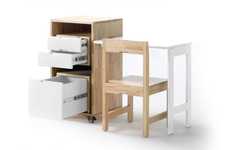 Compact Modular Student Desks