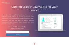Startup Journalist Database Services