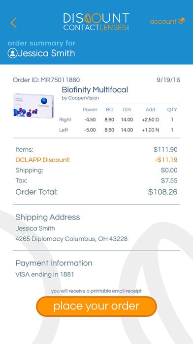Contact Lens-Shopping Apps