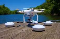 Floating Drone Landing Pads
