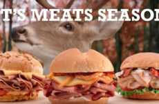 Marinated Deer Meat Sandwiches