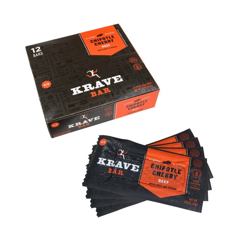 Jerky-Based Snack Bars