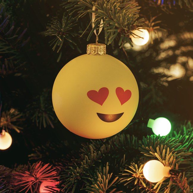 Christmas Emoji Baubles