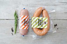 Meaty Vegetarian Product Packaging