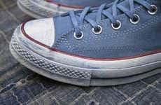 Dip-Dyed Indigo Sneakers