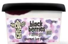 Blackberry Gin Yogurts