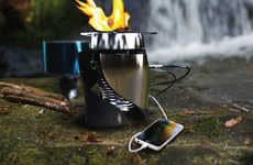 Phone-Charging Camping Stoves
