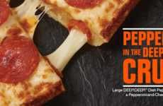 Pepperoni-Stuffed Pizza Crusts