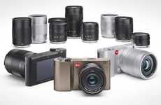 Retro Aluminum Design Cameras