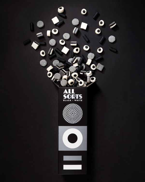 Monochrome Liquorice Candies