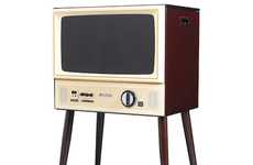Retro Standing Televisions