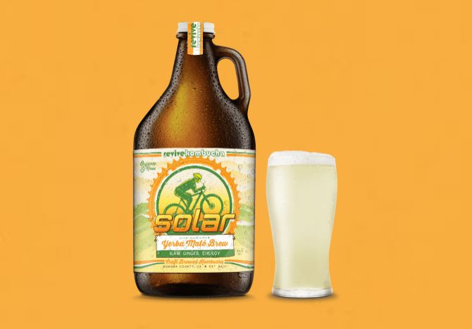 Energizing Kombucha Drinks