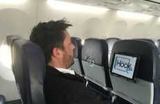 Airplane Seat Tablet Holders