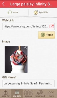 Gift-Giving Organization Apps Image 5