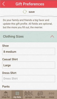 Gift-Giving Organization Apps Image 6