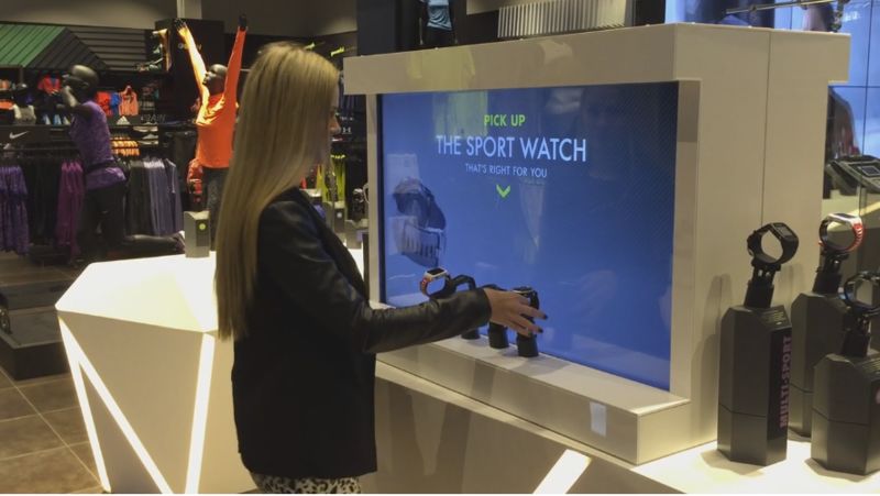 Interactive Smartwatch Displays