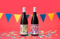 Party-Themed Wine Bottles