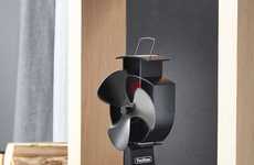 Heat-Spreading Stove Fans