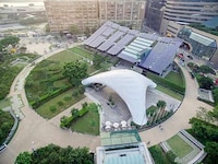 Arched Translucent Bamboo Pavilions Image 2
