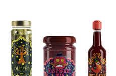 Illustrated Preserve Packaging