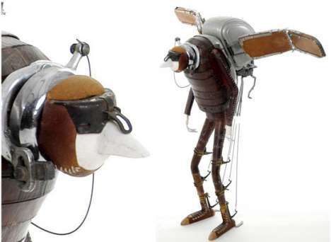 19 Space Alien Steampunked Creations