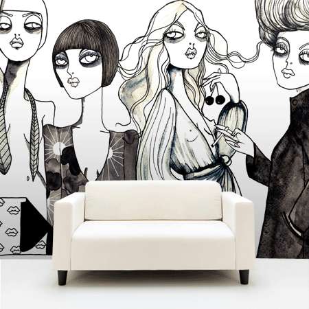 Personalized Illustrated Wallpaper