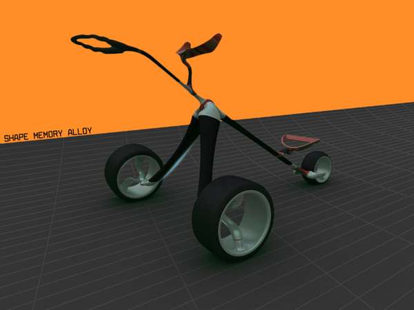 Shape Memory Golf Caddies