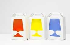 Cardboard Box Lamps