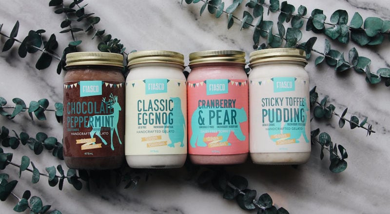 Festive Gelato Jars