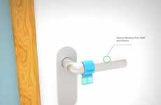 Door Handle-Disinfecting Devices