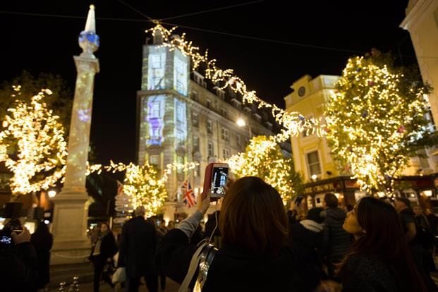 Festive Projection Mapping Shows